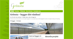 Desktop Screenshot of gronsta.se